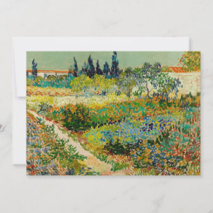 Jardin d'Arles   Vincent van Gogh