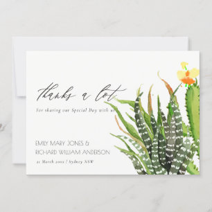 JARDIN DE CACTUS MODERNE AQUARELLE MERCI