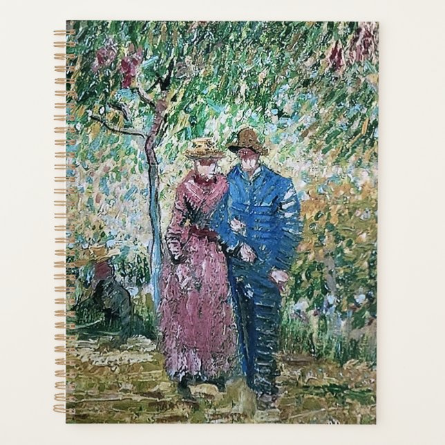 Jardin de Courting Couples Van Gogh Peinture (Devant)
