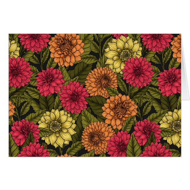 Jardin de Dahlia (Devant horizontal)