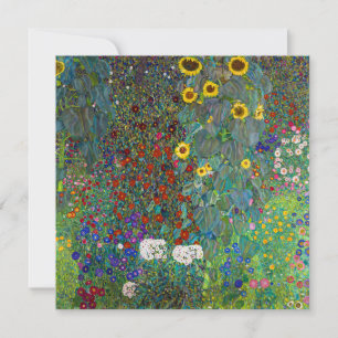 Jardin de ferme avec tournesols Gustav Klimt C