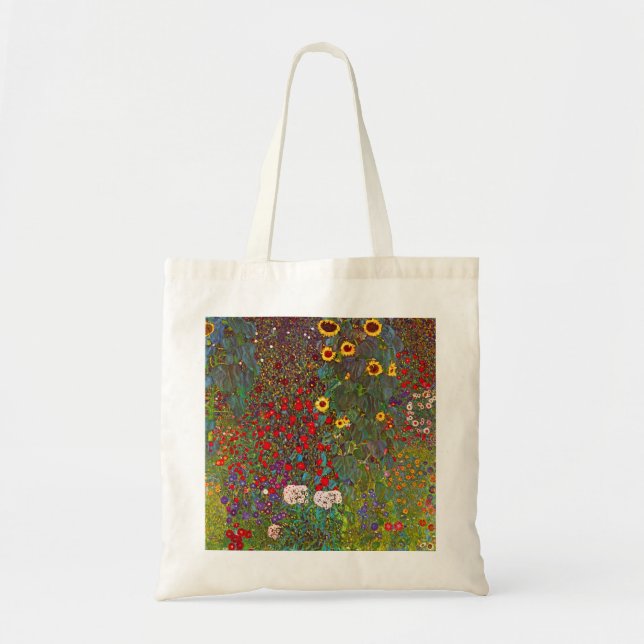 Jardin de ferme de Gustav Klimt avec le sac (Devant)
