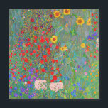 Jardin de ferme de Gustav Klimt avec tournesols<br><div class="desc">Jardin de ferme de Gustav Klimt avec tournesols</div>