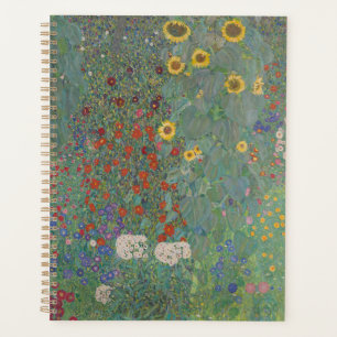 Jardin de ferme vintage Klimt Tournesols Art flora
