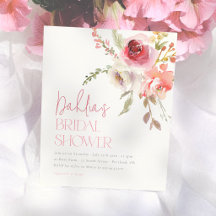 Jardin de fleurs à l'aquarelle pour une douche de 