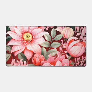 Jardin de fleurs botaniques vintage en fleurs