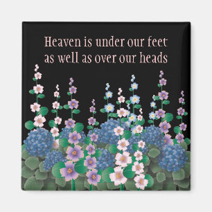 Jardin de fleurs Ciel sur Terre Magnet