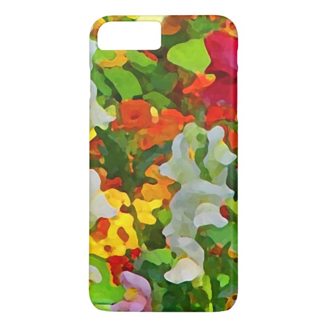 Jardin de fleurs Couleurs iPhone 8/7 Plus Coque (Dos)