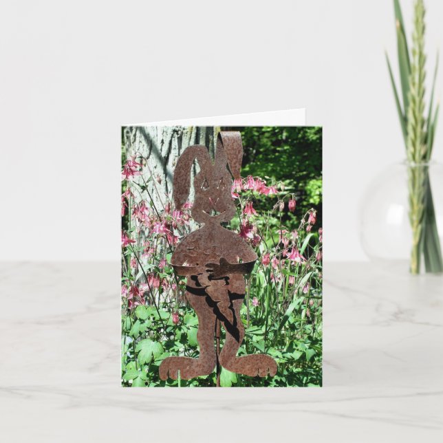 Jardin de fleurs de lapin rouillé  (Devant)