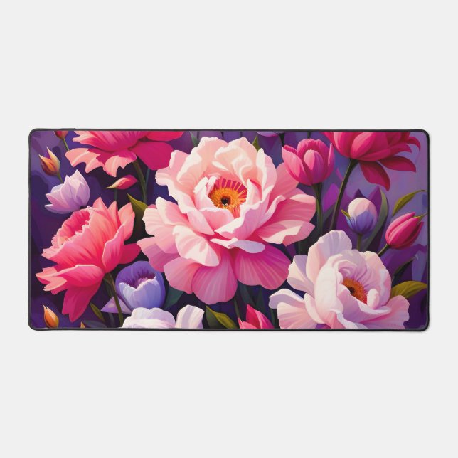 Jardin de floraison rose du lever de soleil Zen de (Recto)