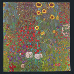 Jardin de la ferme Gustav Klimt avec des serviette<br><div class="desc">Jardin de la ferme Gustav Klimt avec serviettes de tournesol. Peinture à l'huile sur toile de 1905-06. Bien que Klimt soit le plus reconnu pour sa période d'or qui a produit des oeuvres classiques comme The Kiss et Portrait of Adele Bloch Bauer, l'artiste a également produit quelques peintures de paysage...</div>