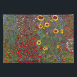 Jardin de la ferme Gustav Klimt avec Set de table<br><div class="desc">Jardin de la ferme Gustav Klimt avec set de table de tournesols. Peinture à l'huile sur toile de 1905-06. Bien que Klimt soit le plus reconnu pour sa période d'or qui a produit des oeuvres classiques comme The Kiss et Portrait of Adele Bloch Bauer, l'artiste a également produit quelques peintures...</div>