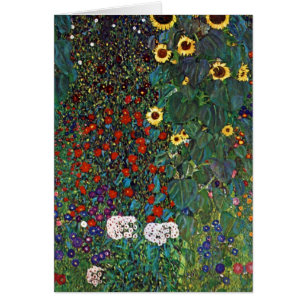 Jardin de la ferme Gustav Klimt avec tournesols