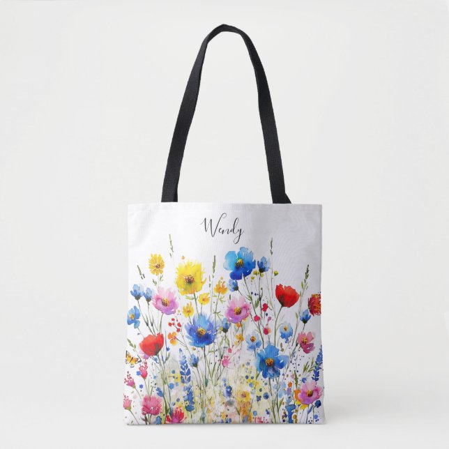 Jardin de la nature Sac fourre-tout personnalisé (Devant)
