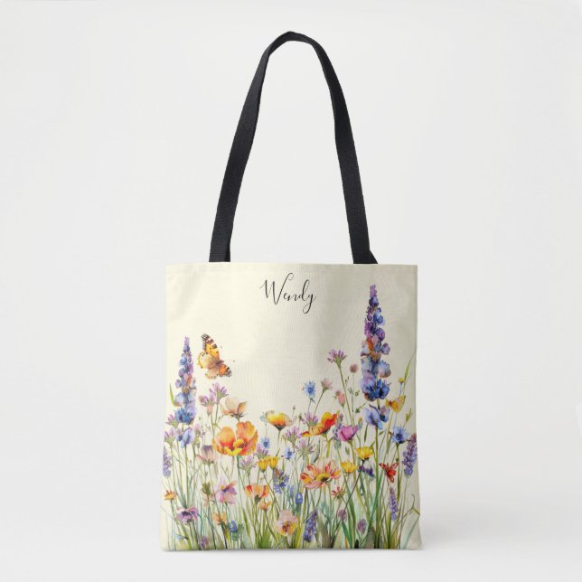 Jardin de la nature Sac fourre-tout personnalisé (Devant)