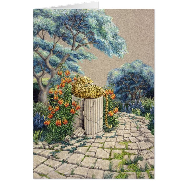 Jardin de léopard, par Darlene P. Coltrain (Devant)
