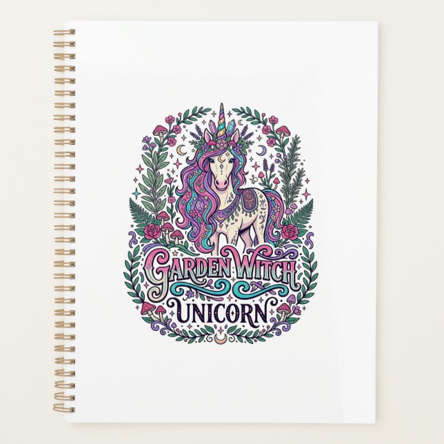 Jardin de licorne Sorcière de licorne Vêtements co (Devant)