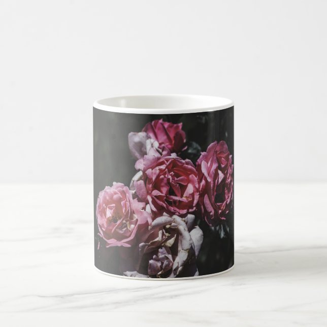Jardin de minuit, floral foncé, tasse (Centre)