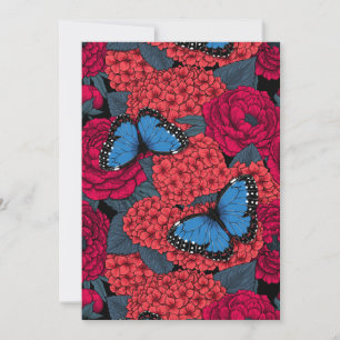 Jardin de morpho bleu