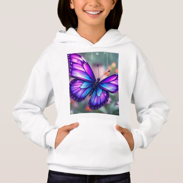 Jardin de papillon violet enchanté (Devant)