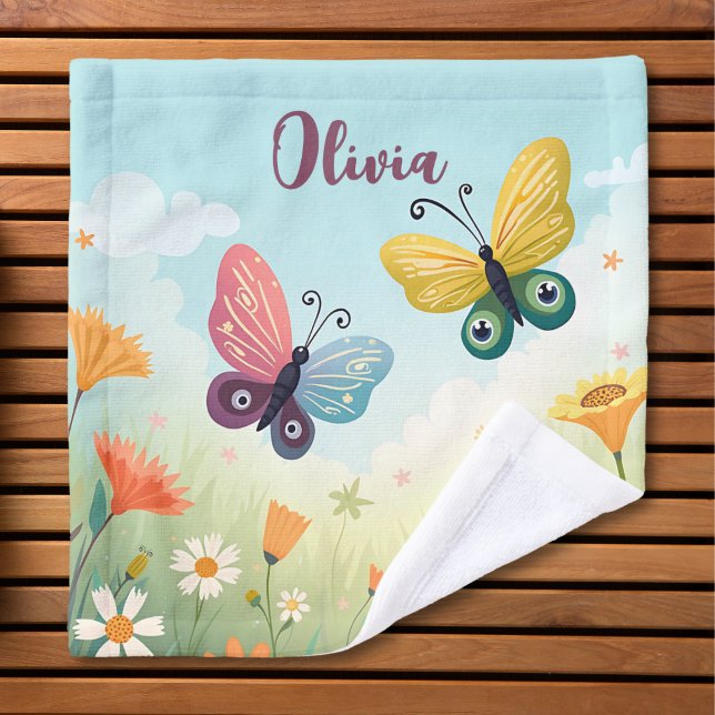 Jardin de papillons pastel fantaisiste (Créateur téléchargé)