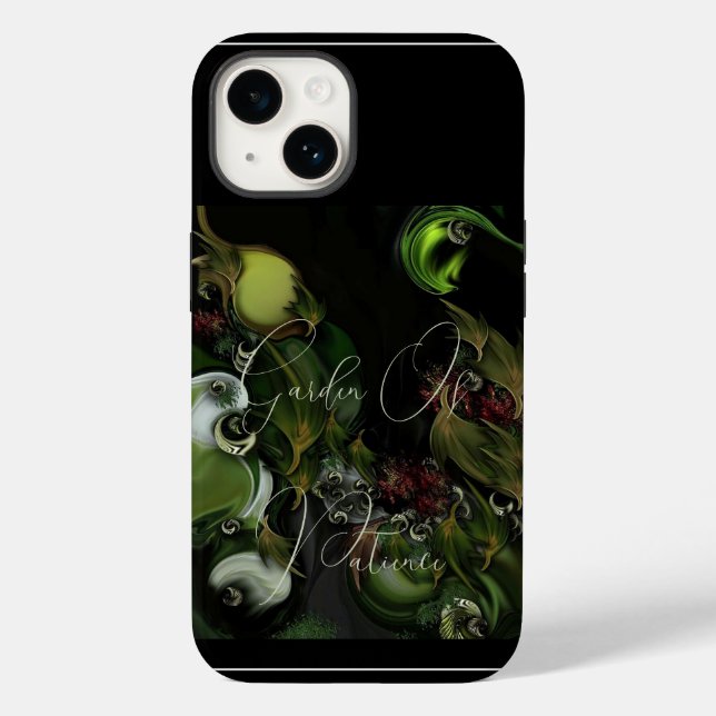 "Jardin de patience", Apple iPhone 14 Coque (Verso)