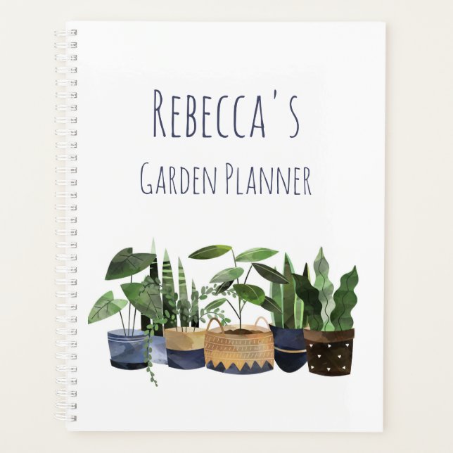 Jardin de plantes en pot et de cactus personnalisé (Devant)