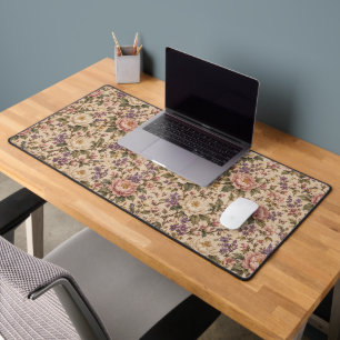 Jardin de roses botaniques vintage et motif papill