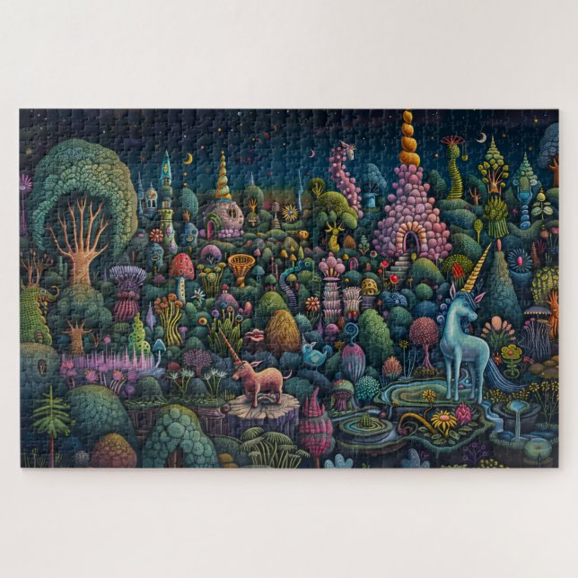 Jardin de Unicorn Wonder Puzzle (Horizontal)