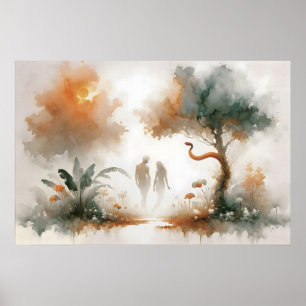 Jardin d'Eden d'Adam et Eve, Impression de la Créa