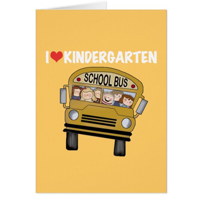 Jardin d'enfants d'amour d'autobus scolaire (Devant)