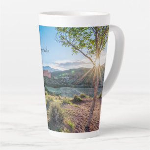 Jardin Des Dieux Arbre Sunburst Latte Mug