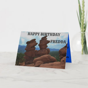 JARDIN DES DIEUX CARTE D'ANNIVERSAIRE