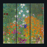 Jardin des fleurs par Gustav Klimt<br><div class="desc">Belle peinture colorée d'un jardin fleuri de Gustav Klimt. Des variations Extraordinaires de couleurs et de belles fleurs s'intègrent parfaitement à de nombreux produits et idées cadeaux.</div>