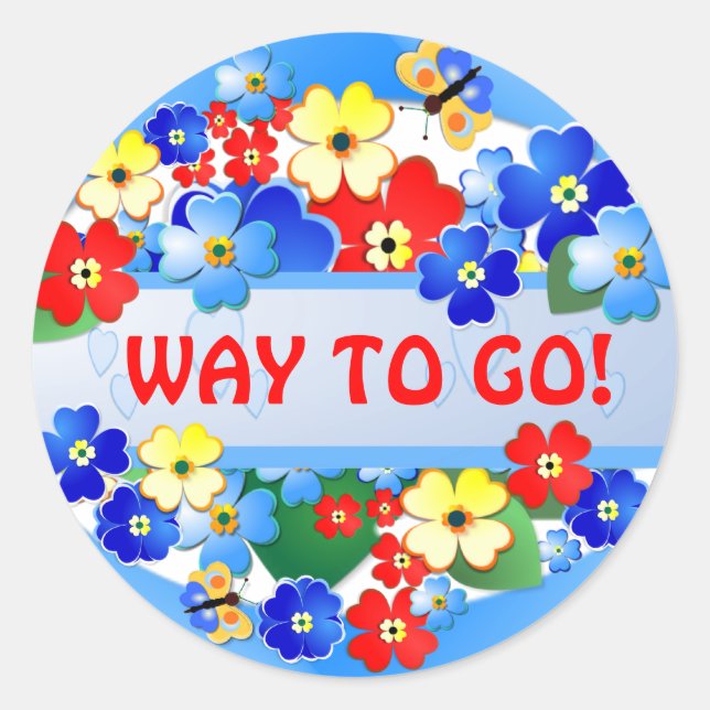 Jardin des fleurs ~ Sticker Award (Devant)