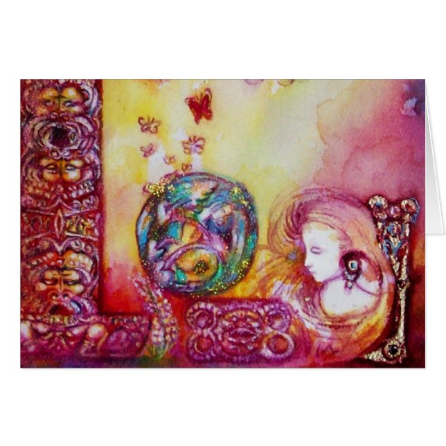 JARDIN DES OMBRES PERDUES - FAERY ET BUTTERFLIES (Devant horizontal)