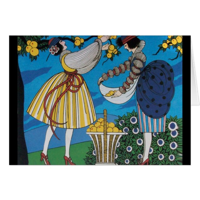 JARDIN D'ÉTÉ Art Déco Beauté Mode (Devant horizontal)