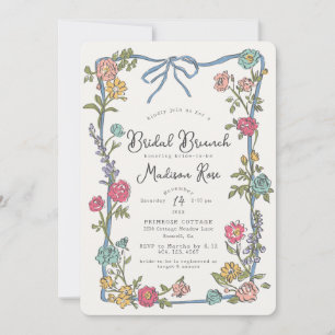 Jardin d'été Bright Floral Bridal Brunch