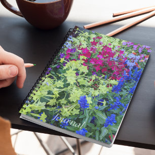 Jardin d'été coloré Carnet floral