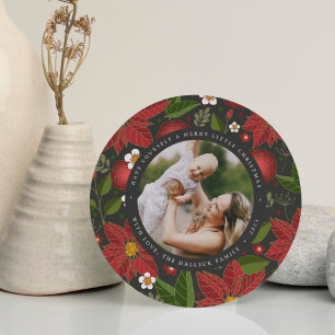 Jardin d'hiver Round Carte photo de vacances