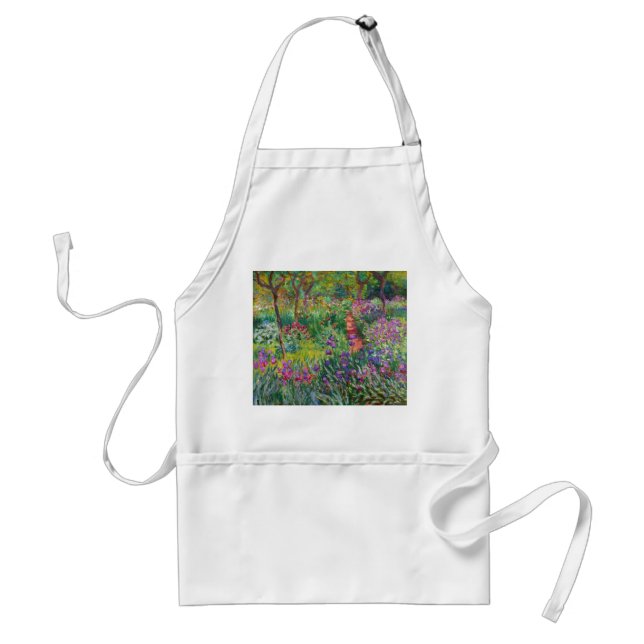 Jardin d'iris de Monet au tablier de Giverny (Devant)