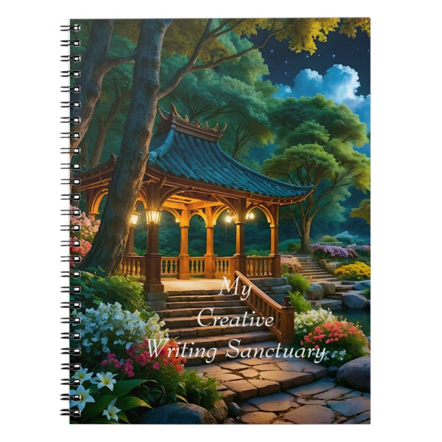 Jardin du Carnet de nuit calme (1) (Devant)