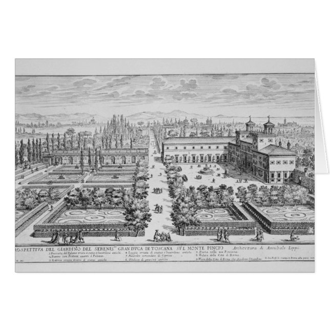 Jardin du duc grand de la Toscane sur le Monte P (Devant horizontal)