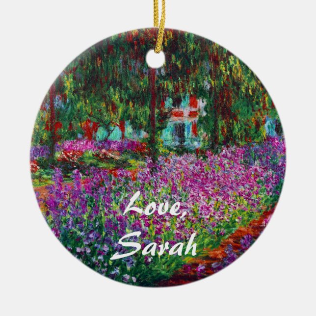 Jardin du Monet à Giverny Art Ornement (Devant)