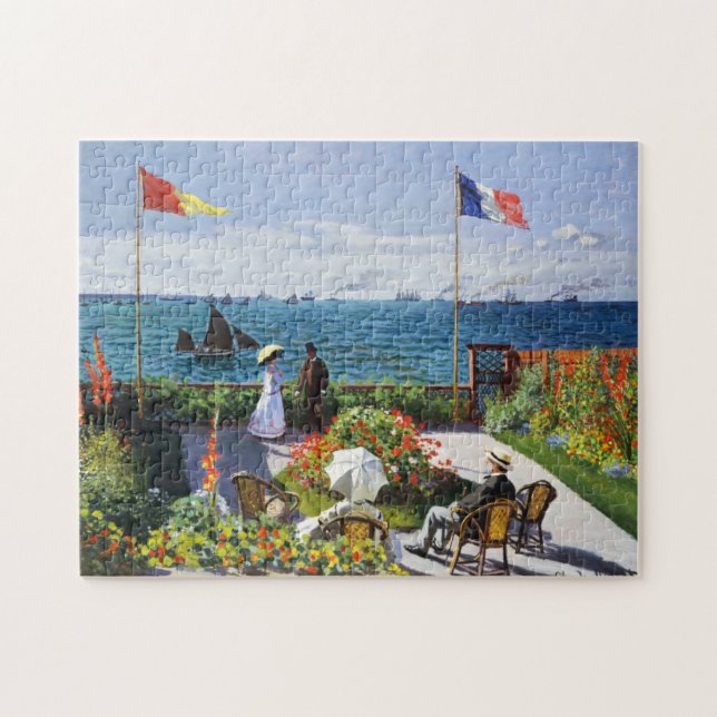 Jardin du Monet à Sainte Adresse Puzzle (Horizontal)
