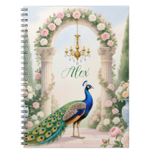 "Jardin du Paon Royal" Cahier Personnalisé à Spira