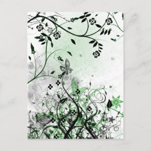 Jardin enchanté - carte postale