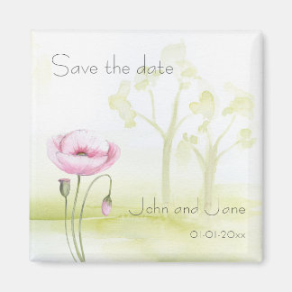 Jardin Enregistrer la date Magnet
