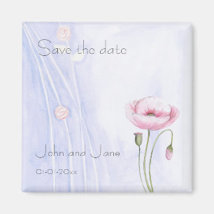 Jardin Enregistrer la date Magnet