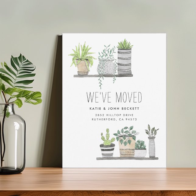 Jardin | Faire-part de déplacement (Créateur téléchargé)